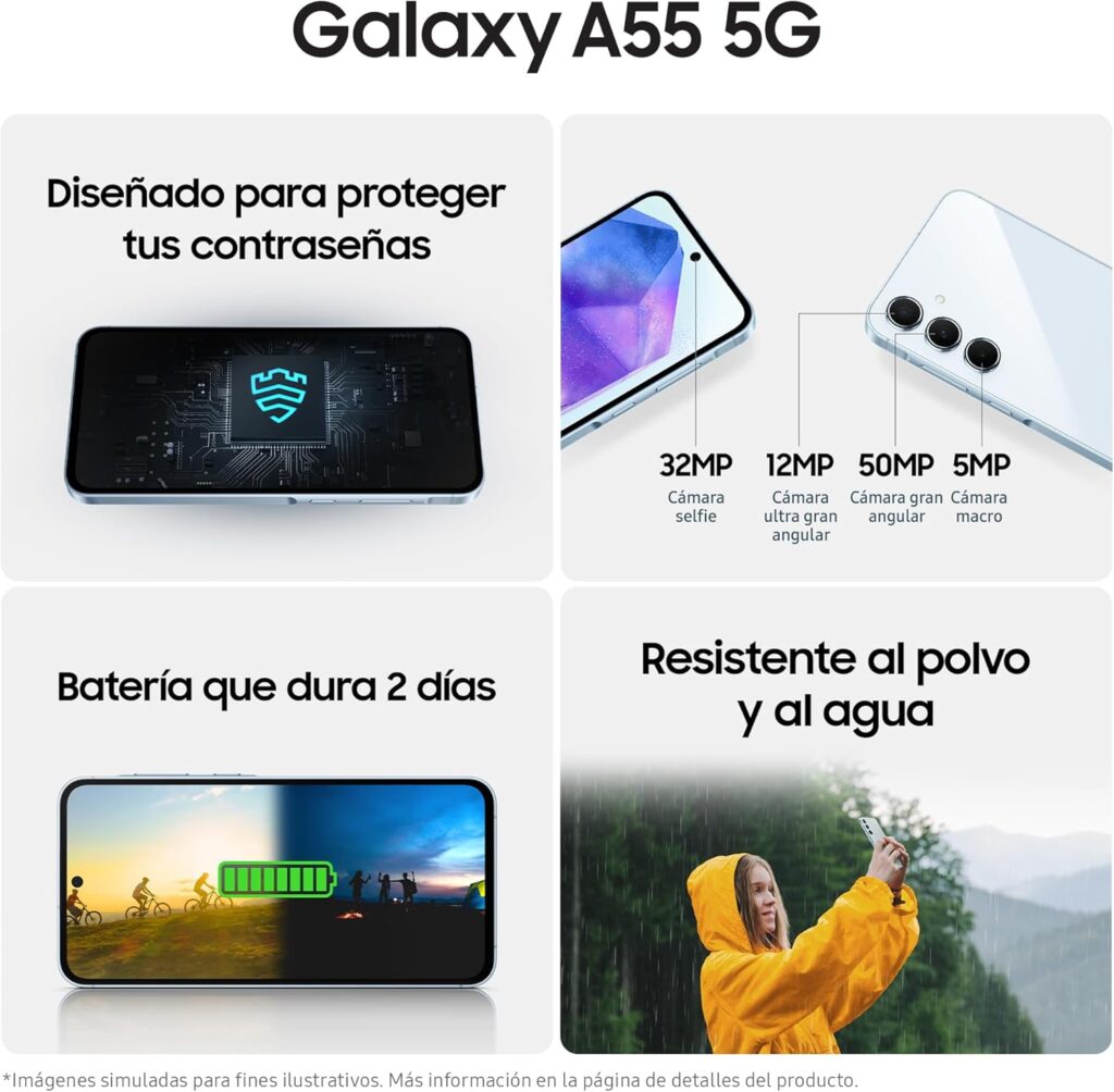 CARACTERISTICAS SAMSUNG GALAXY A55
