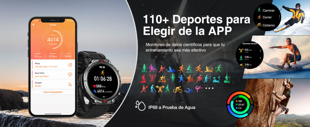 OPCIONES RELOJ INTELIGENTE SMARTWATCH