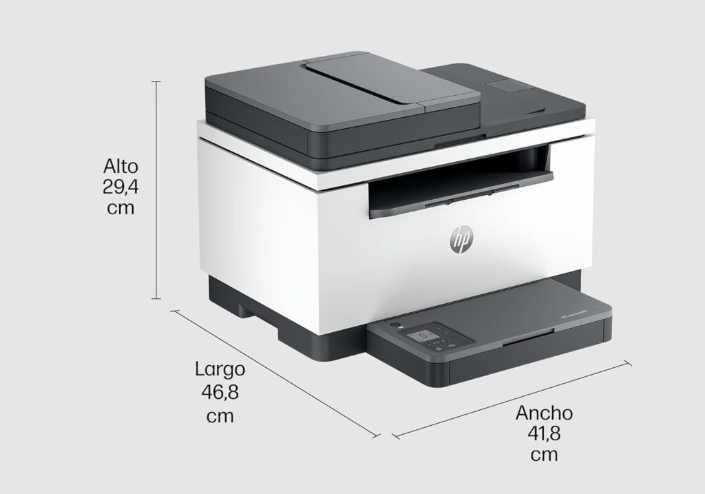 medidas hp laserjet
